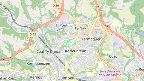 Carte de localisation de l'évènement