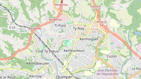 Carte de localisation de l'évènement