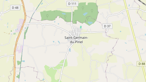Carte de localisation de l'évènement