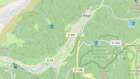 Carte de localisation de l'évènement