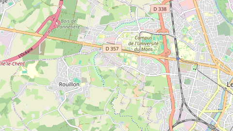 Carte de localisation de l'évènement
