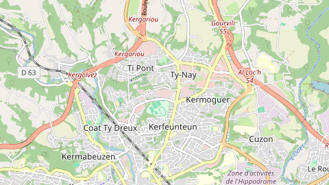 Carte de localisation de l'évènement