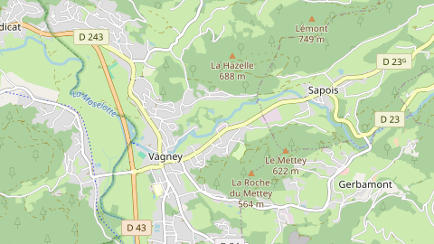 Carte de localisation de l'évènement