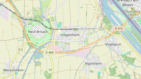 Carte de localisation de l'évènement