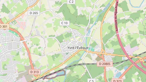 Carte de localisation de l'évènement