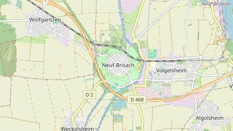 Carte de localisation de l'évènement