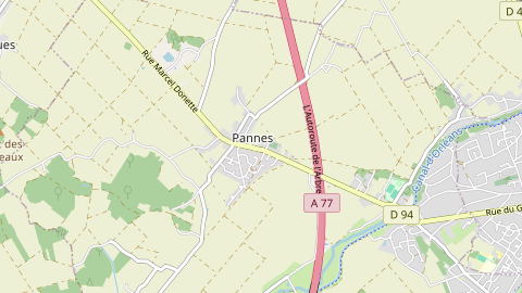 Carte de localisation de l'évènement