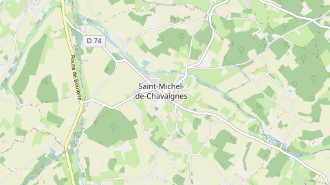 Carte de localisation de l'évènement