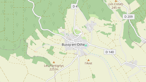Carte de localisation de l'évènement