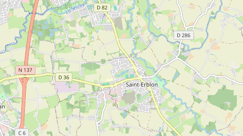 Carte de localisation de l'évènement