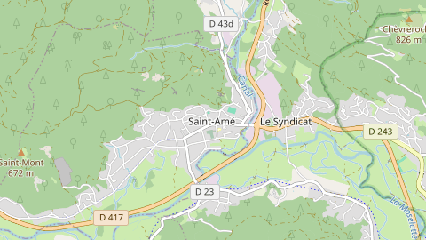 Carte de localisation de l'évènement