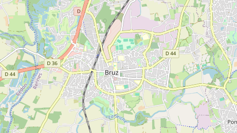 Carte de localisation de l'évènement