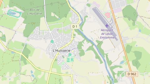 Carte de localisation de l'évènement