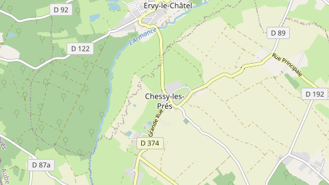 Carte de localisation de l'évènement