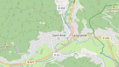 Carte de localisation de l'évènement