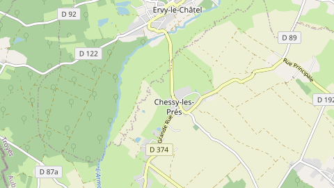 Carte de localisation de l'évènement
