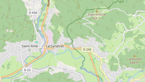 Carte de localisation de l'évènement