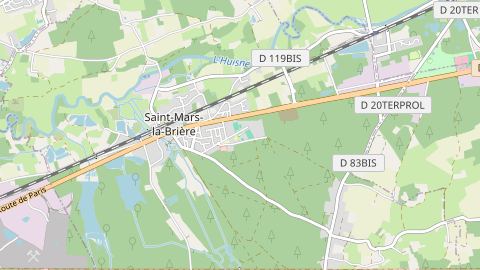 Carte de localisation de l'évènement