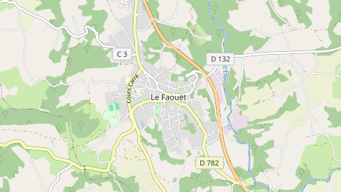 Carte de localisation de l'évènement