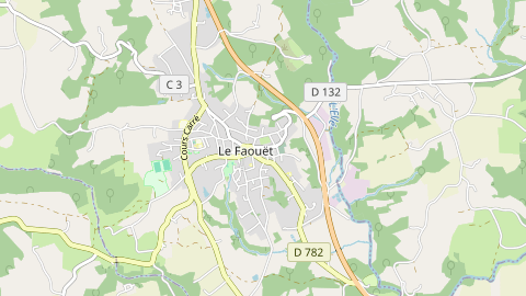 Carte de localisation de l'évènement