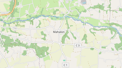 Carte de localisation de l'évènement