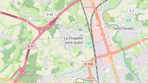 Carte de localisation de l'évènement