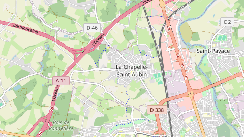 Carte de localisation de l'évènement