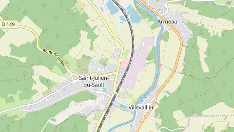 Carte de localisation de l'évènement