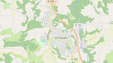 Carte de localisation de l'évènement