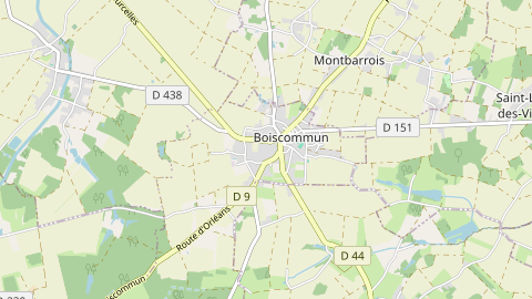 Carte de localisation de l'évènement
