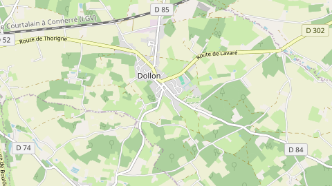 Carte de localisation de l'évènement