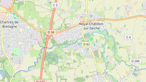 Carte de localisation de l'évènement