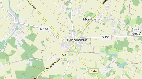 Carte de localisation de l'évènement