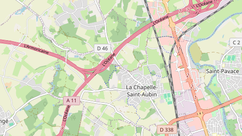 Carte de localisation de l'évènement