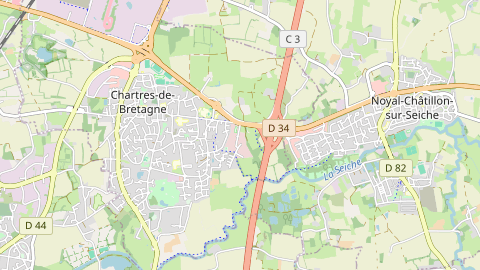 Carte de localisation de l'évènement