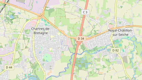 Carte de localisation de l'évènement