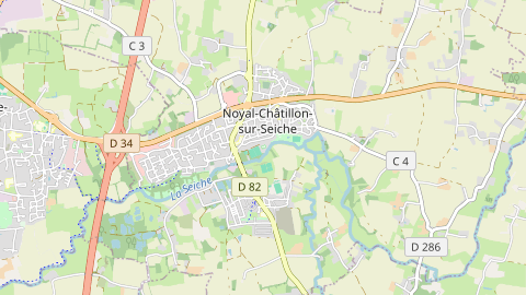 Carte de localisation de l'évènement