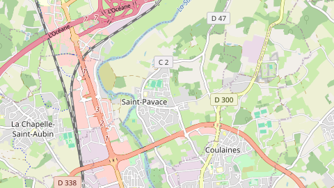 Carte de localisation de l'évènement