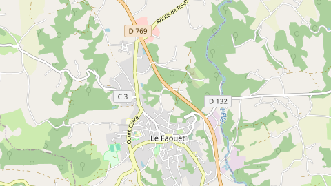 Carte de localisation de l'évènement