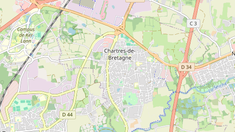 Carte de localisation de l'évènement