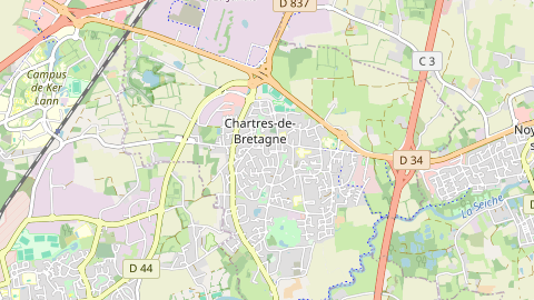 Carte de localisation de l'évènement
