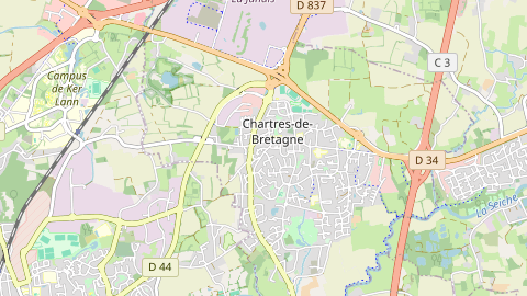 Carte de localisation de l'évènement