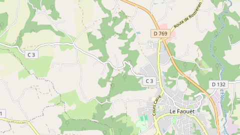 Carte de localisation de l'évènement