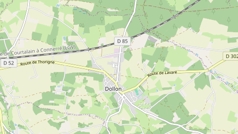 Carte de localisation de l'évènement