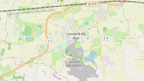 Carte de localisation de l'évènement