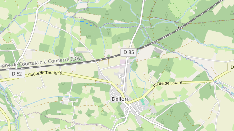 Carte de localisation de l'évènement