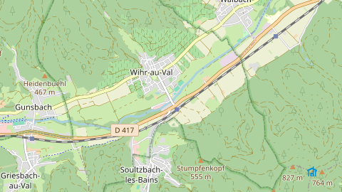 Carte de localisation de l'évènement