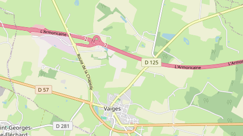 Carte de localisation de l'évènement