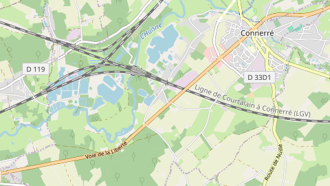 Carte de localisation de l'évènement