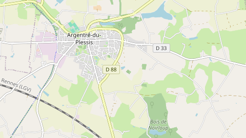 Carte de localisation de l'évènement